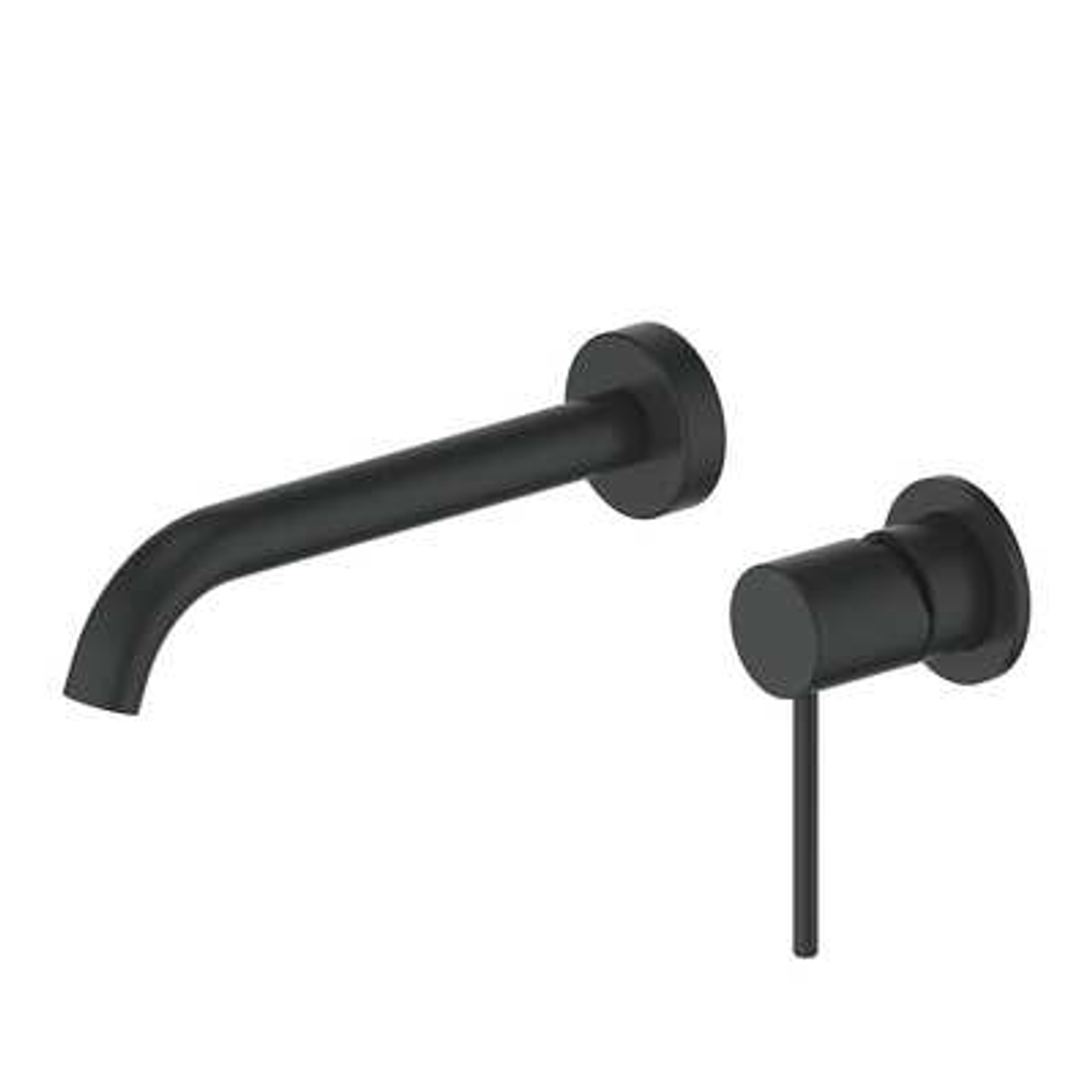 Greens Gisele Wall Basin Mixer Matte Black