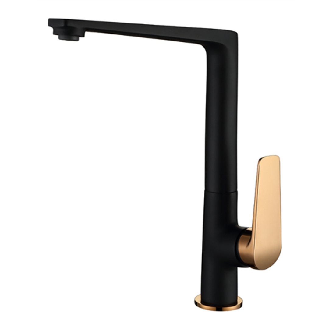 OTTI ZEVIO SINK MIXER MATT BLACK ROSE GOLD
