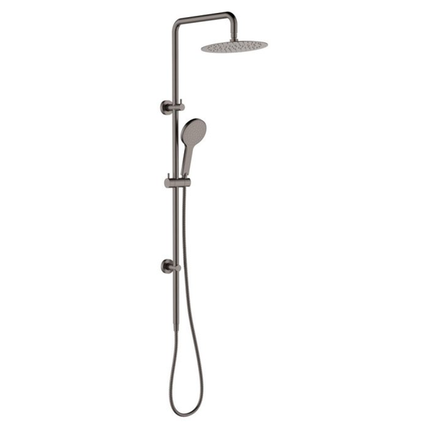 Fienza Kaya Twin Rail Shower Gun Metal