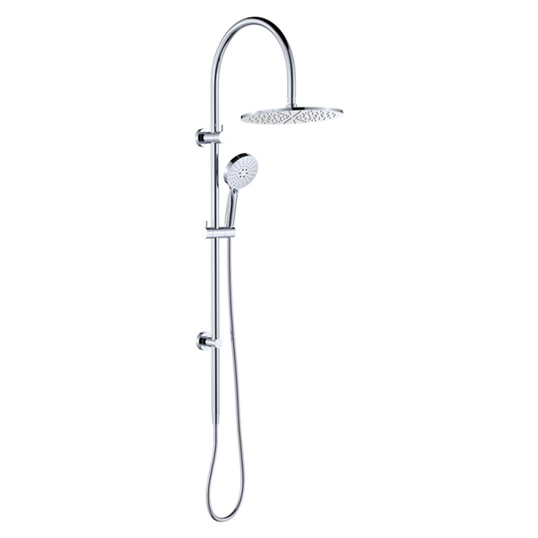 Fienza Empire Slim Curved Twin Shower Chrome