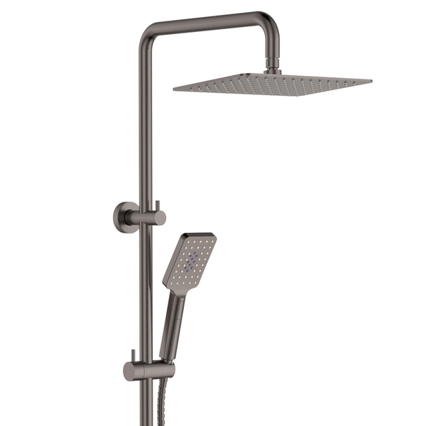 FIENZA TONO TWIN SHOWER GUN METAL