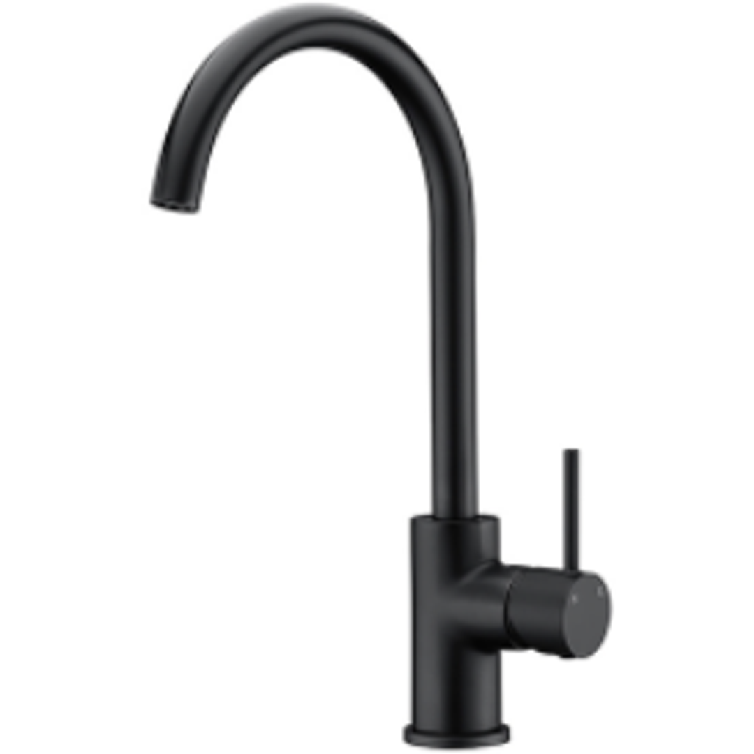 Bella Vista Ikon Hali Sink Mixer Matt Black