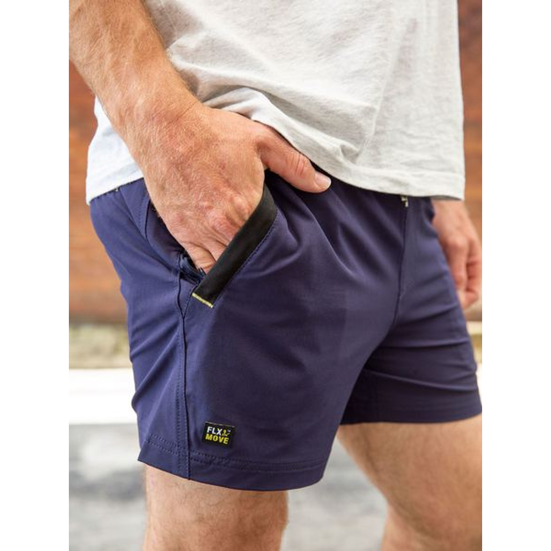 Bisley Flex & Move 4-Way Stretch 4.5 Short Navy
