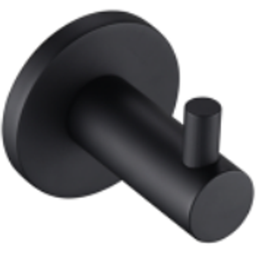 Bella Vista Mica Robe Hook Black