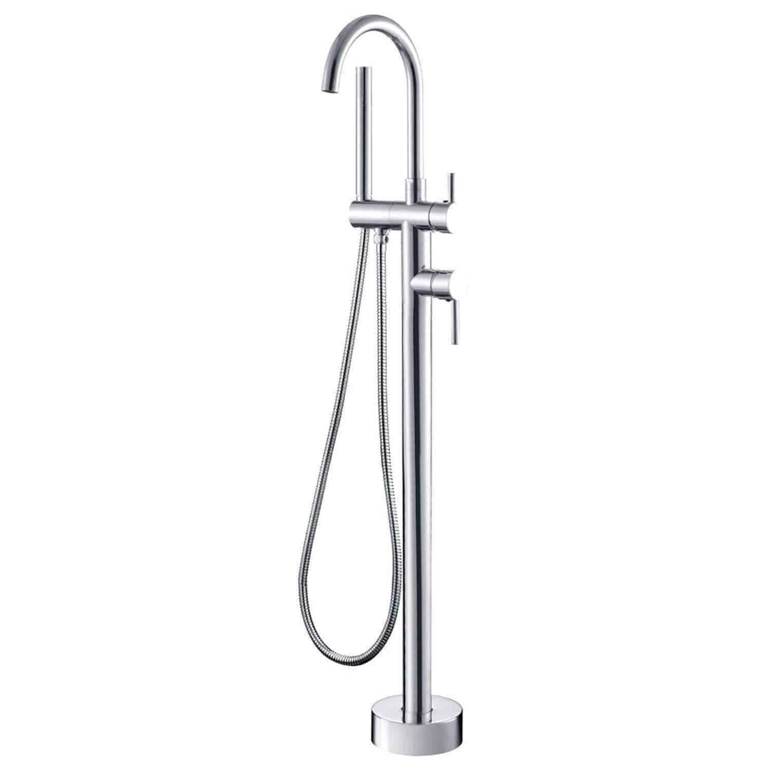 Fienza Isabella Bath Filler Inc Mixer With Shower Head Chro