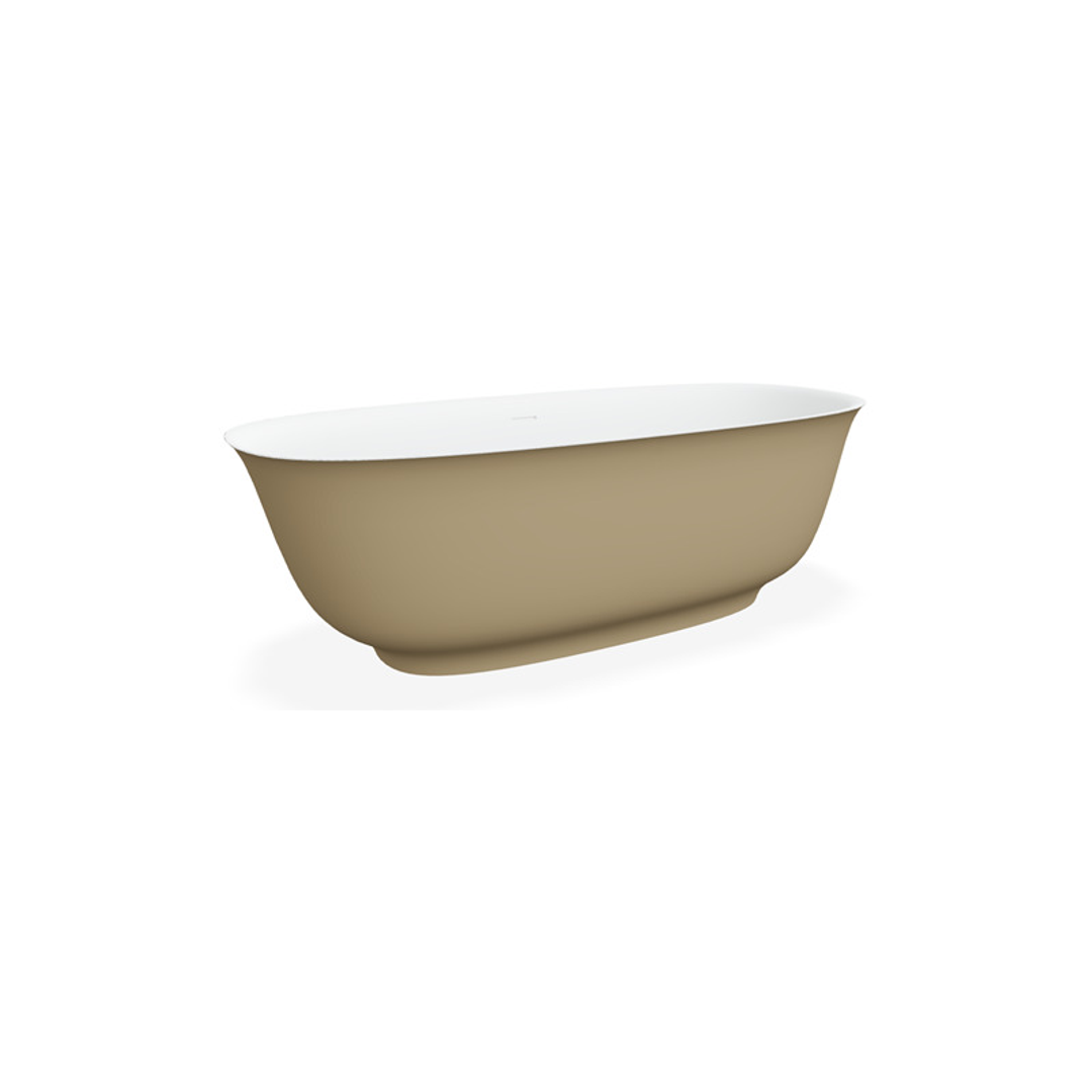 Domus Living Caria Stone Freestanding Bath Matte Cappuccino 1700mm