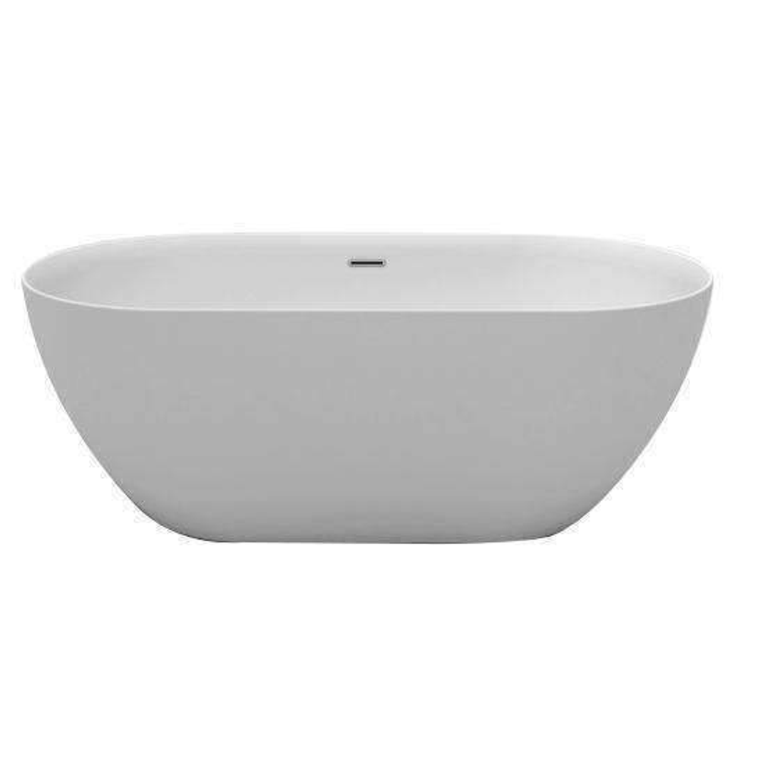 Positano Slimline Freestanding Lucite Bath 1600mm