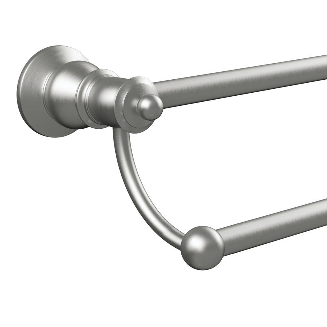 Fienza Lillian Double Towel Rail - Brushed Nickel