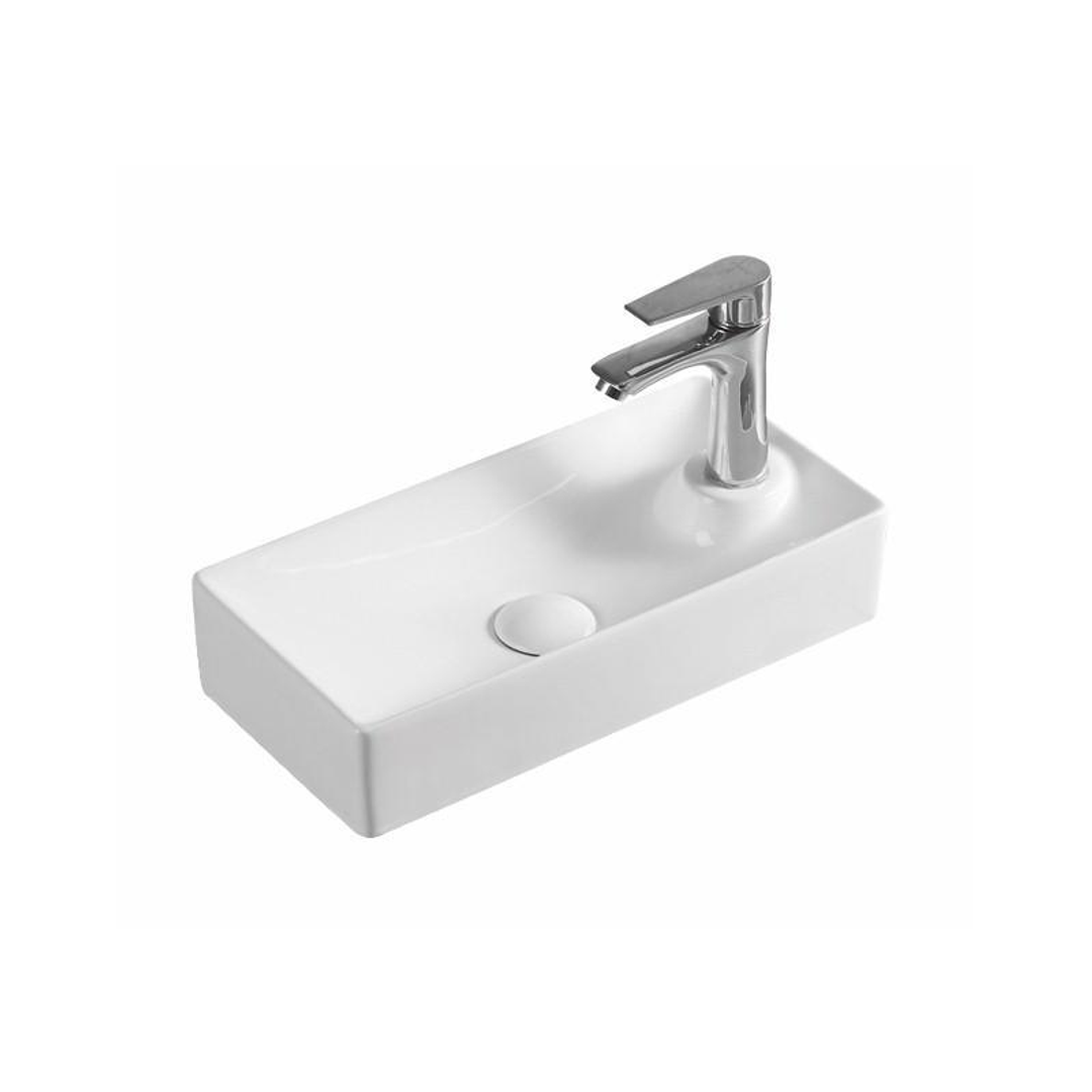 Tyrrell Gloss White Wall Hung Basin 445 X 200 X 95mm