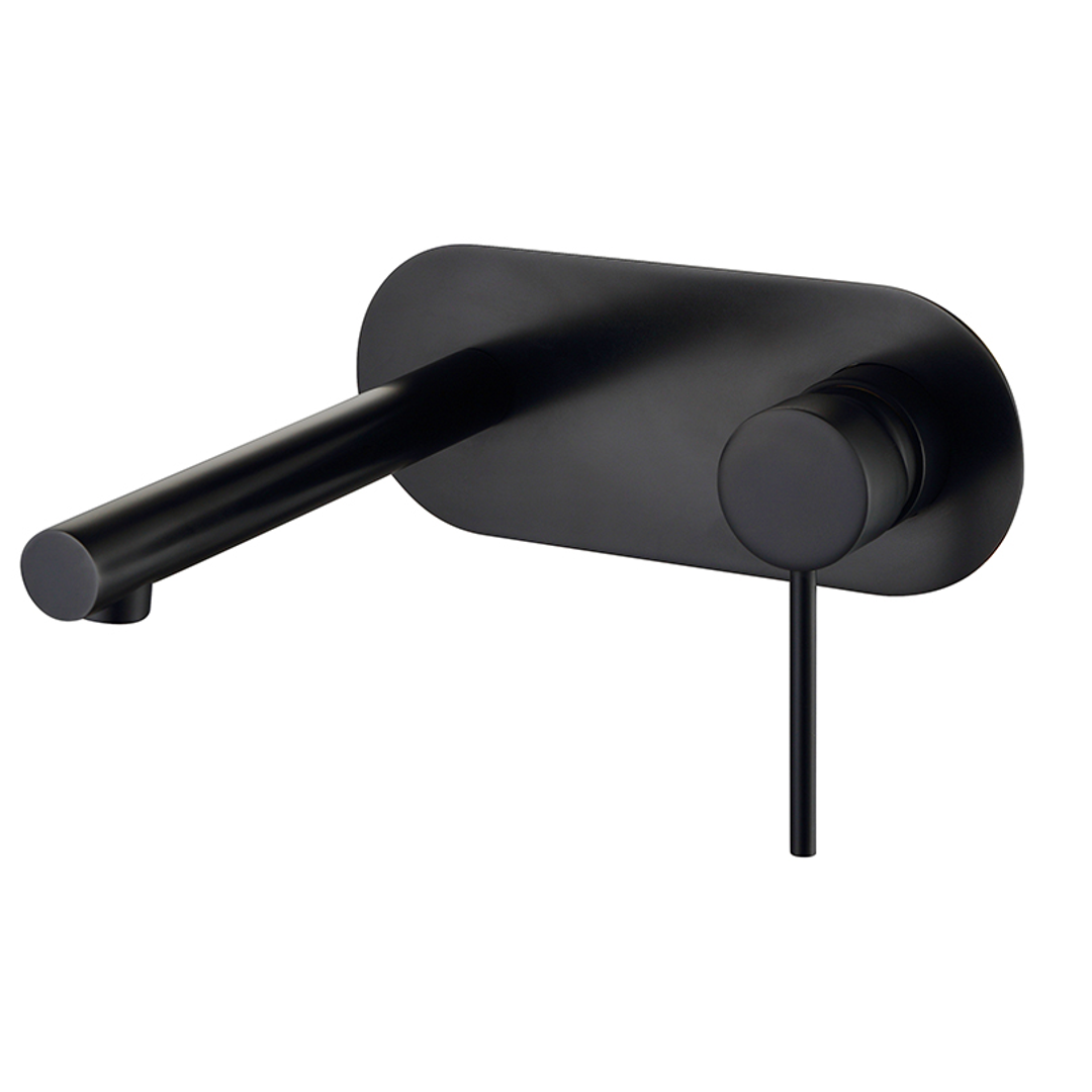 Otti Roul Wall Basin Mixer Black