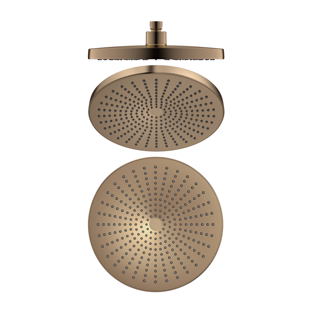 Nero Opal 250mm Shower Head Brushed Bronze