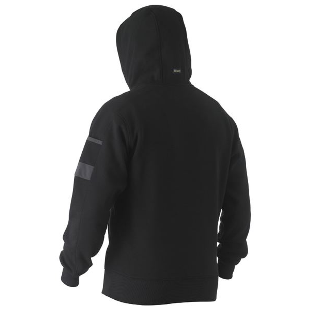Bisley Work Fleece Hoodie Black