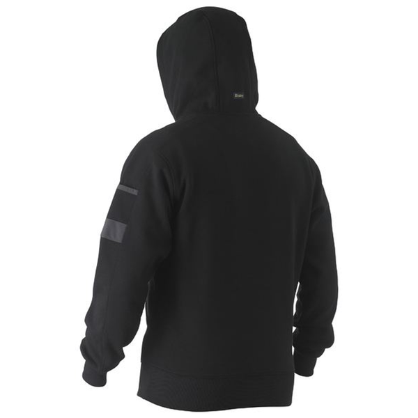 Bisley Work Fleece Hoodie Black