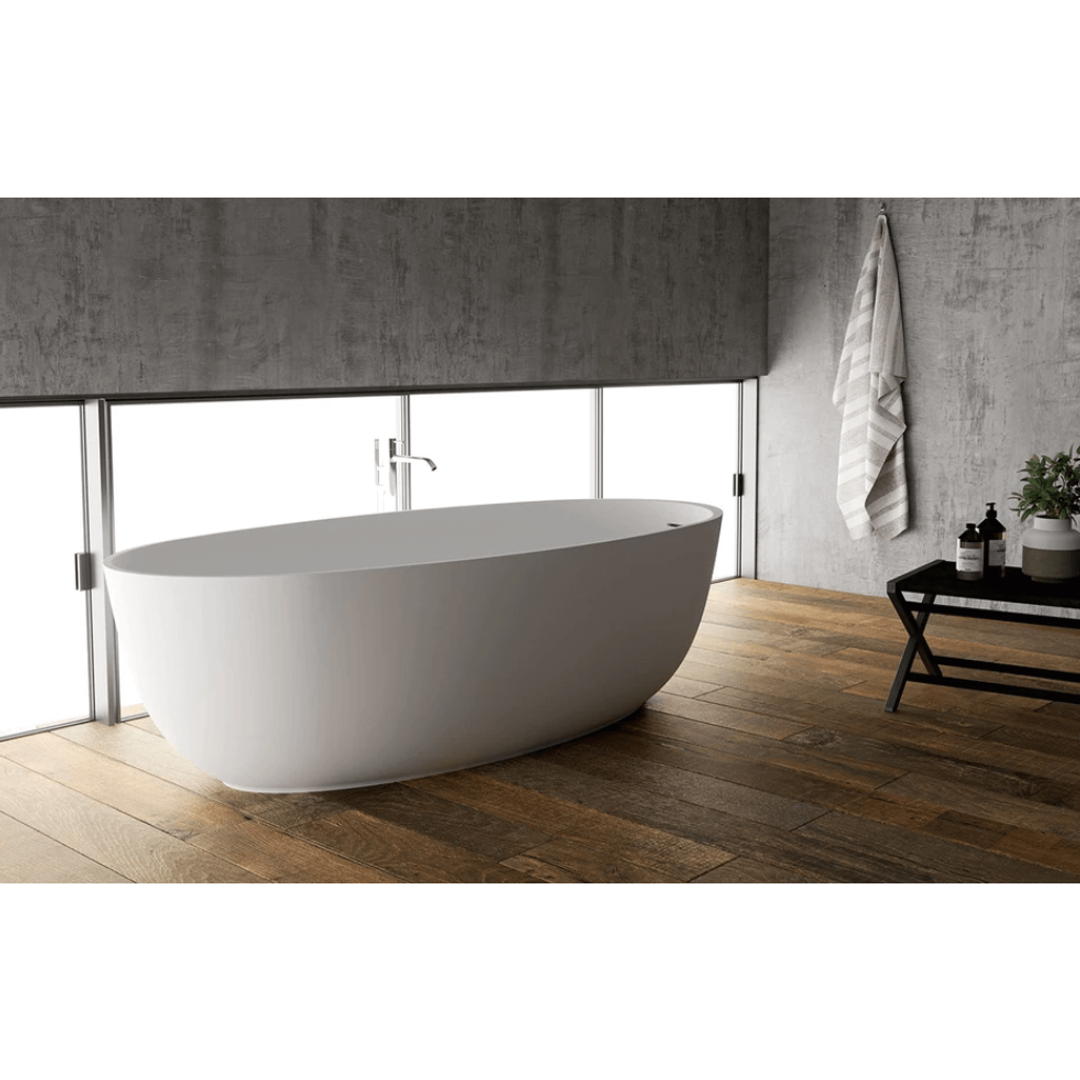 Domus Living Diana 170 Freestanding Bath Matte White 1700mm