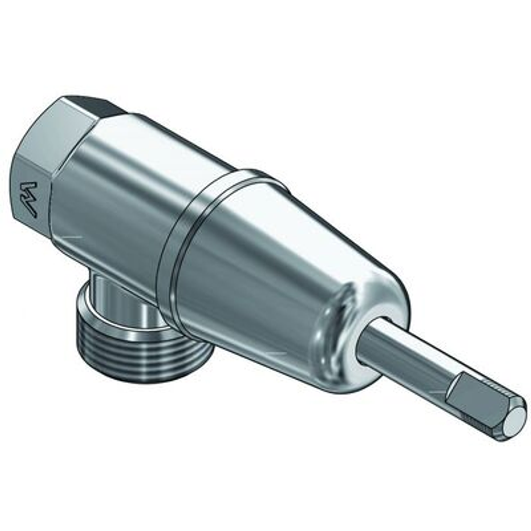 Ram Easy Clean Washing Machine Cock R/Angle Chrome