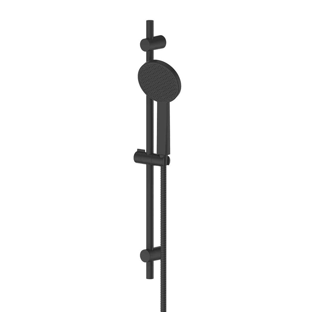 Greens Glide Rainboost Adjustable Rail Shower Matte Black