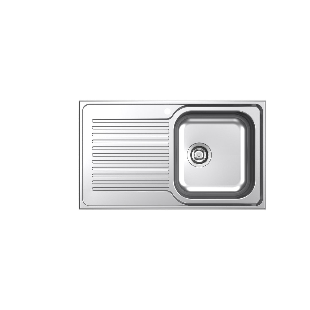 Clark Punch Single End Bowl 1 Tap Hole Rh Bowl Sink Pu1203.1R