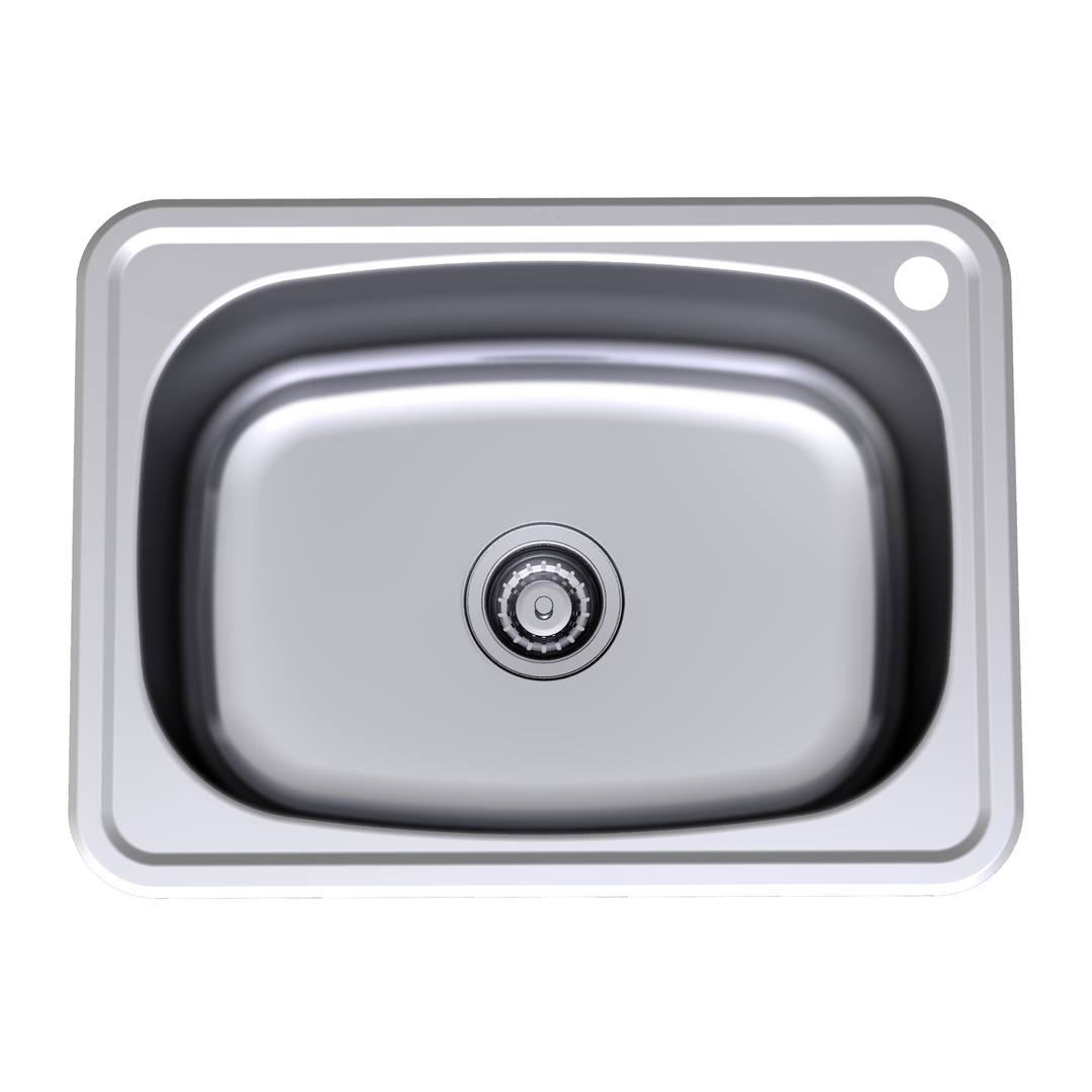 Clark Flushline Tub Only 45Ltr No Bypass 1 Tap Hole Rh 8500.1R