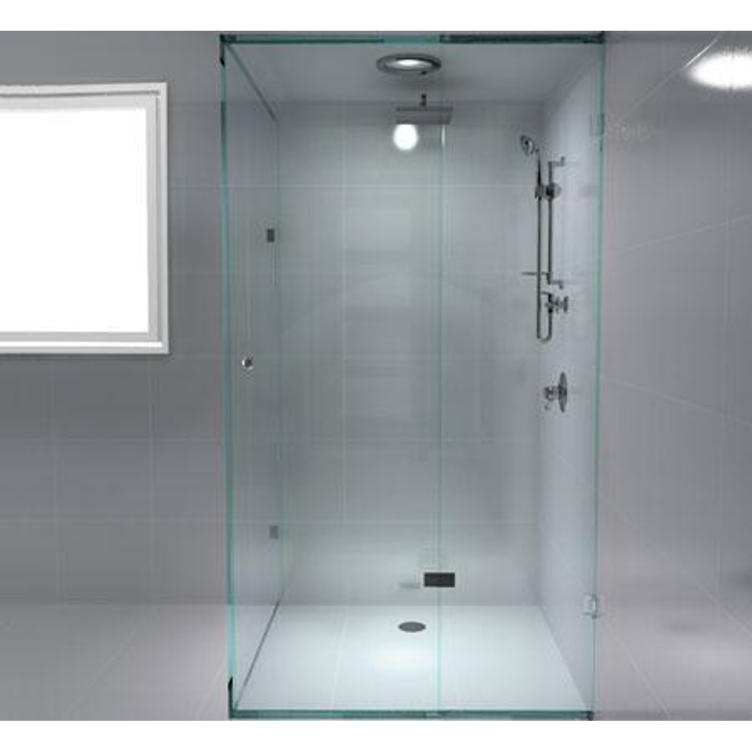 Bella Vista Custom Frameless Shower 600mm- 900mm