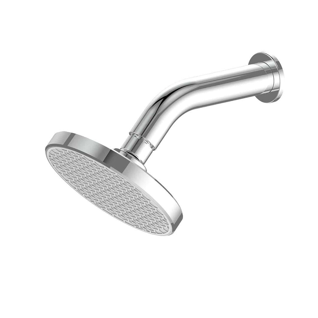 Greens Glide Rainboost Small Shower Rose With Arm Chrome