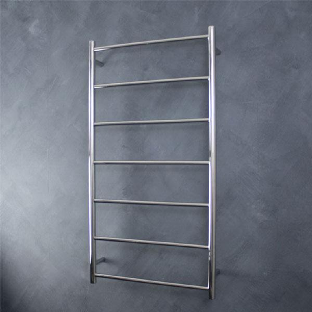 Radiant Round 7 Bar Non-Heated Rail 600mmx1130mm Polished Stainless Steel