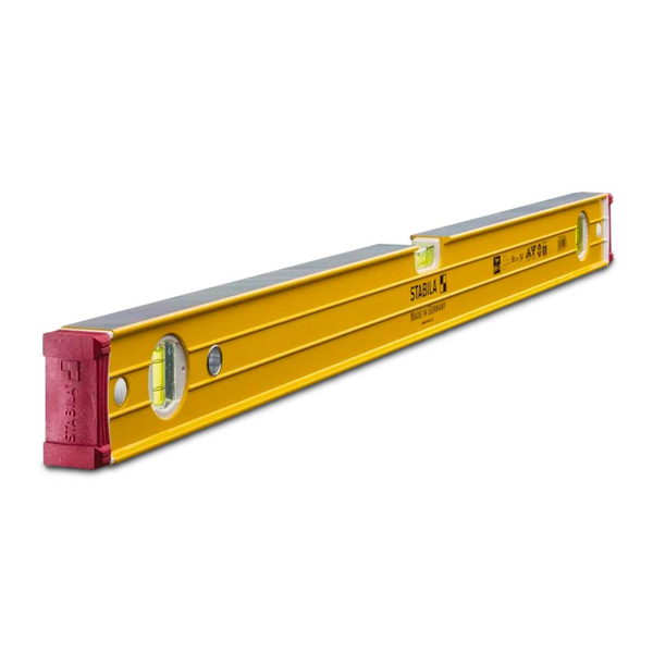 STABILA BOX FRAME RIBBED 1200MM 3 VIAL SPIRIT LEVEL 96-2/120