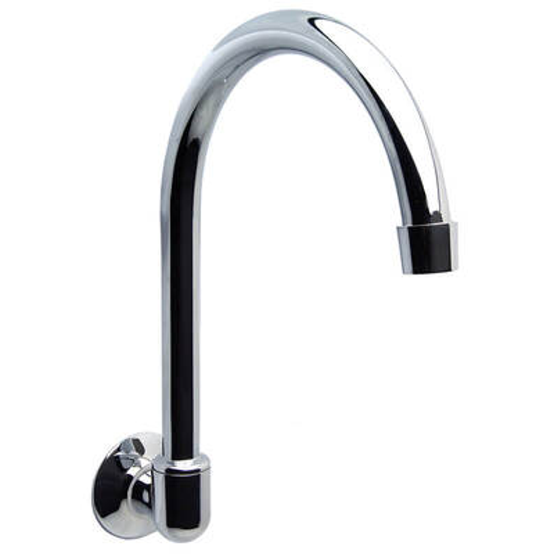 Outlet Wall Swivel 165mm Goose Neck Tube Chrome Sp12