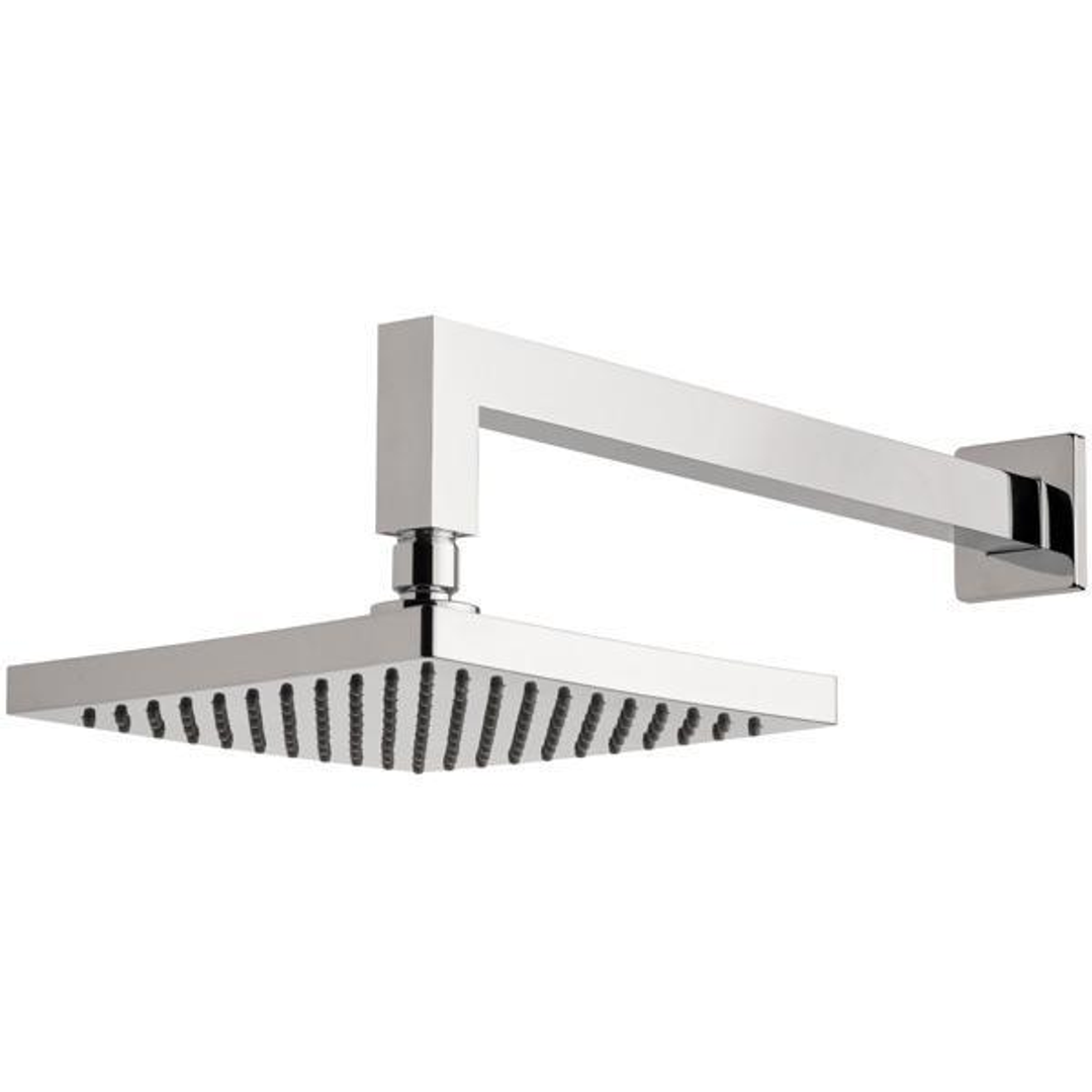 Phoenix Lexi Shower Arm 400mm & 200mm Square Rose Chrome Le5200-00