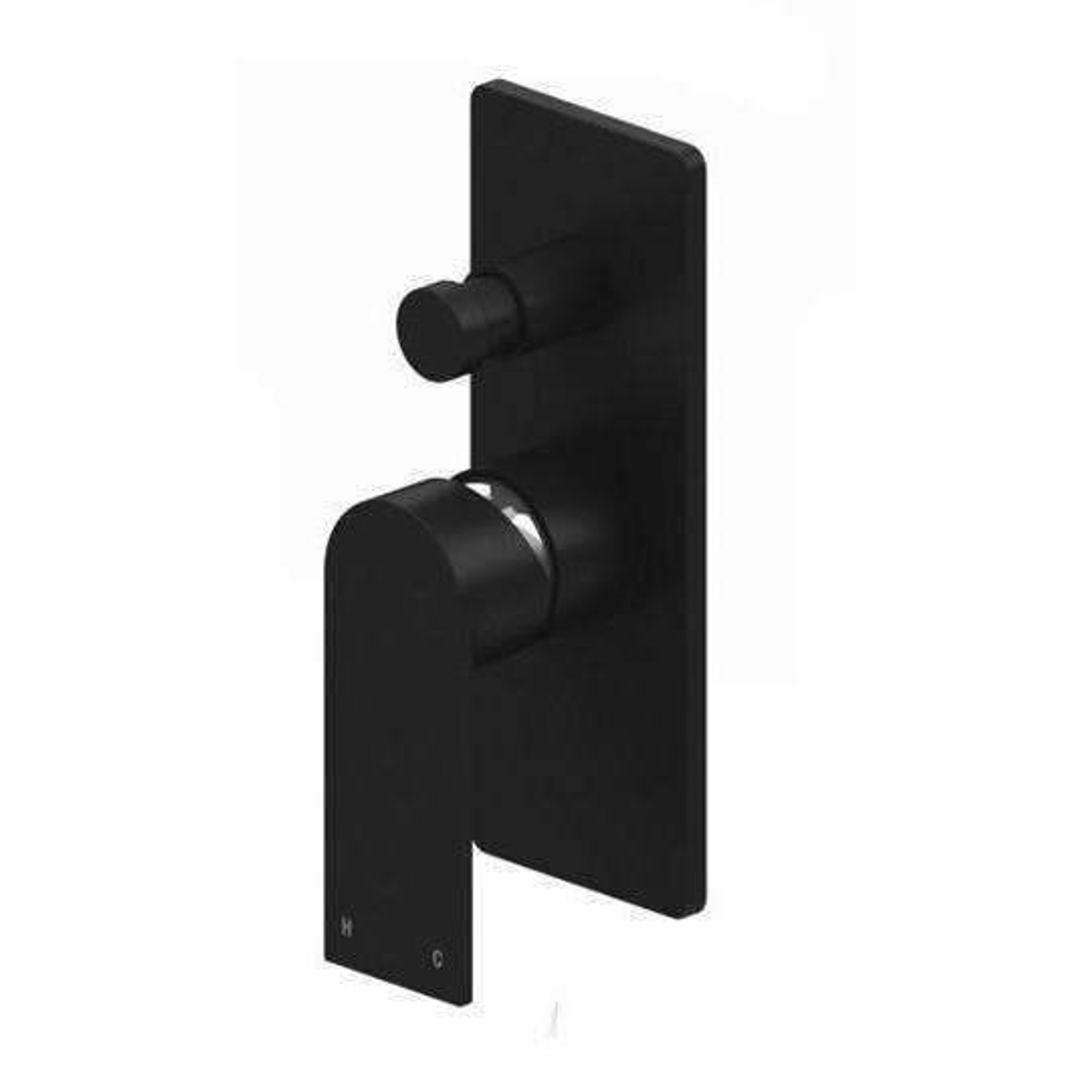 Harmony Brunetti Shower Diverter Mixer Black