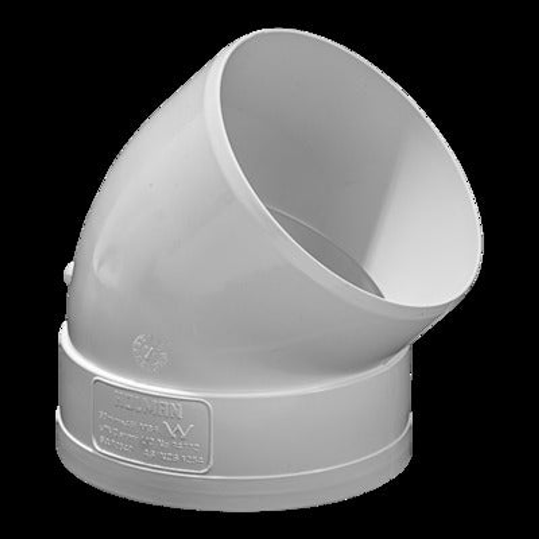 STORMWATER BEND MF 90MM 45DEG