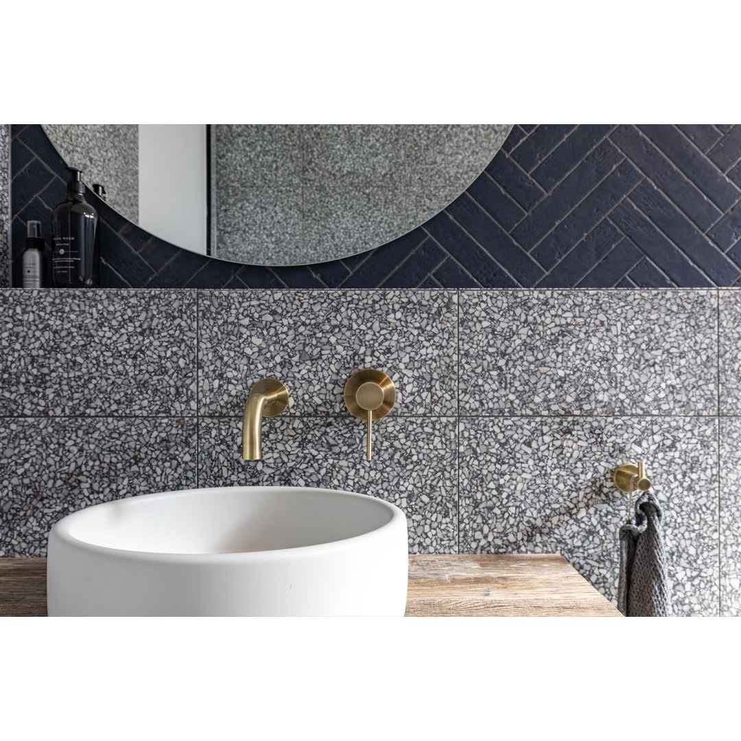 Meir Round Wall Mixer Finish Kit Tiger Bronze