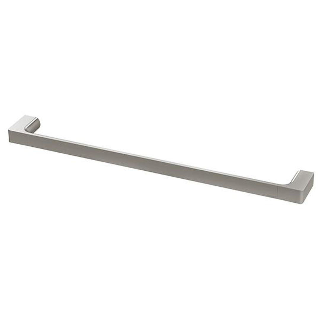 Phoenix Gloss Single Towel Rail 600mm Brushed Nickel