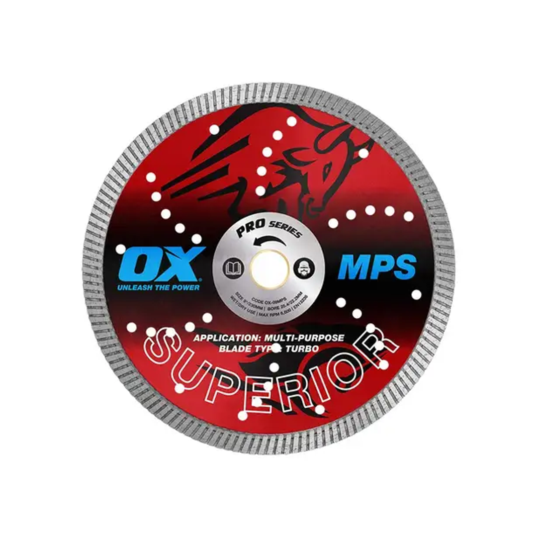 Ox Professional Mps 4' Turbo Diamond Blade