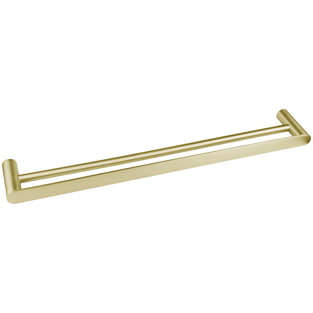 Otti Vetto Double Towel Rail 750Mm Brushed Gold