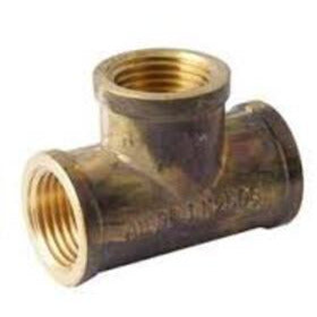 BRASS TEES 75MM FI ALL ROUND