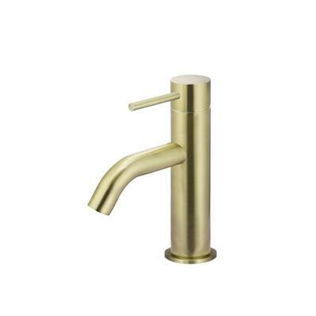 Meir Piccola Basin Mixer Tap Tiger Bronze Gold Mb03Xs-Bb
