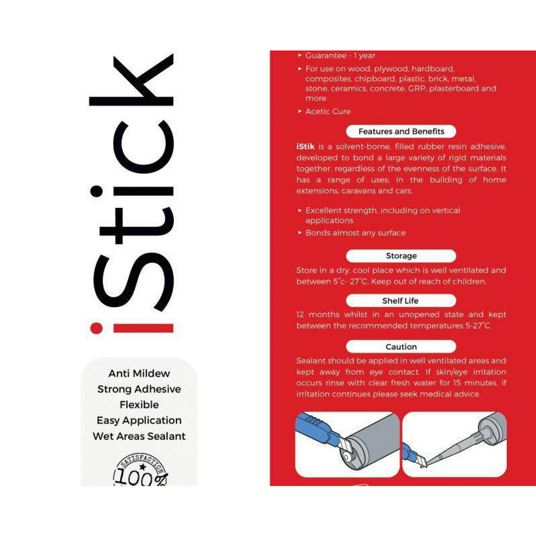Mr. Wet Wall Istick | Wet Wall Panel Fast Grab Adhesive
