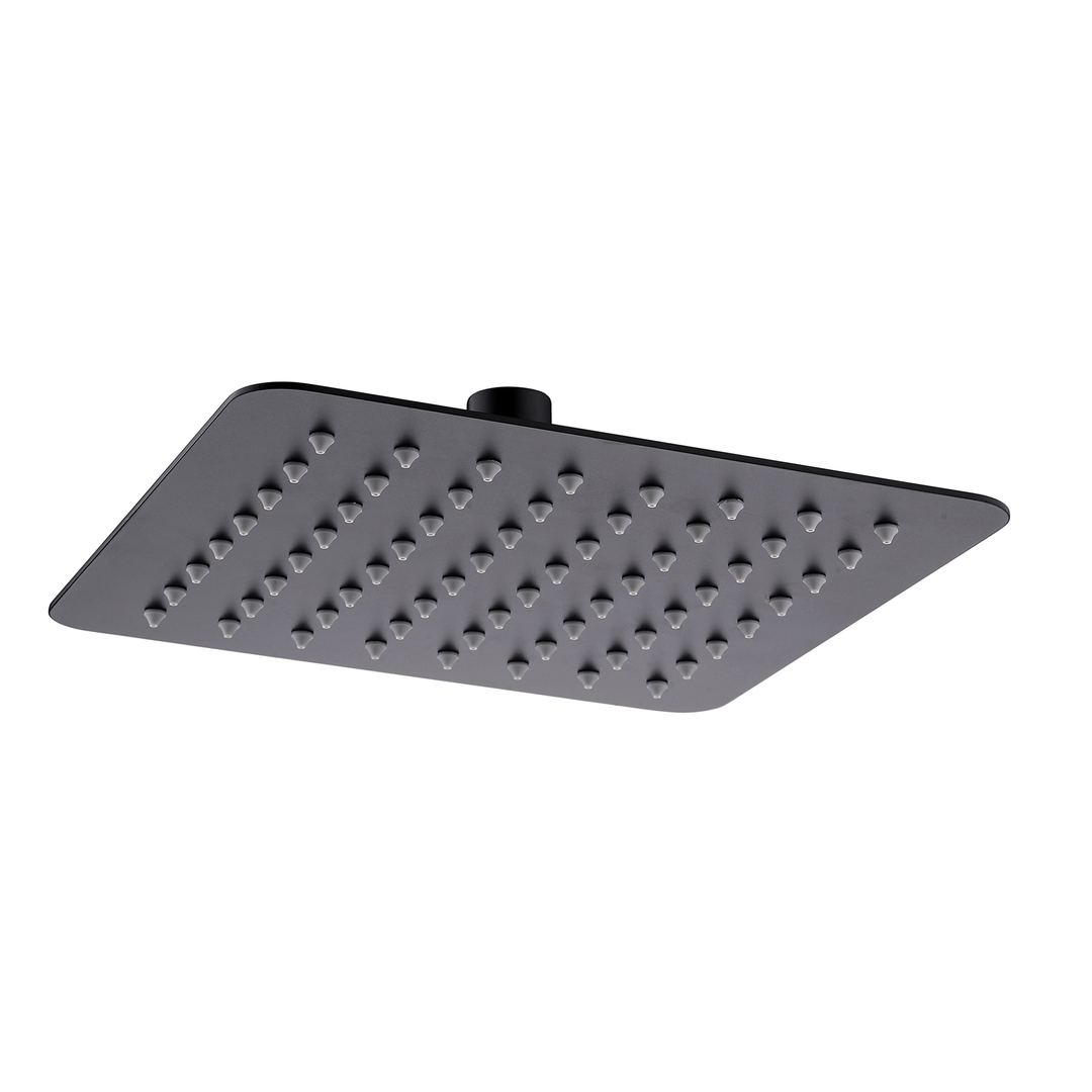 Otti Taranto Square Shower Head Square 200mm Matte Black