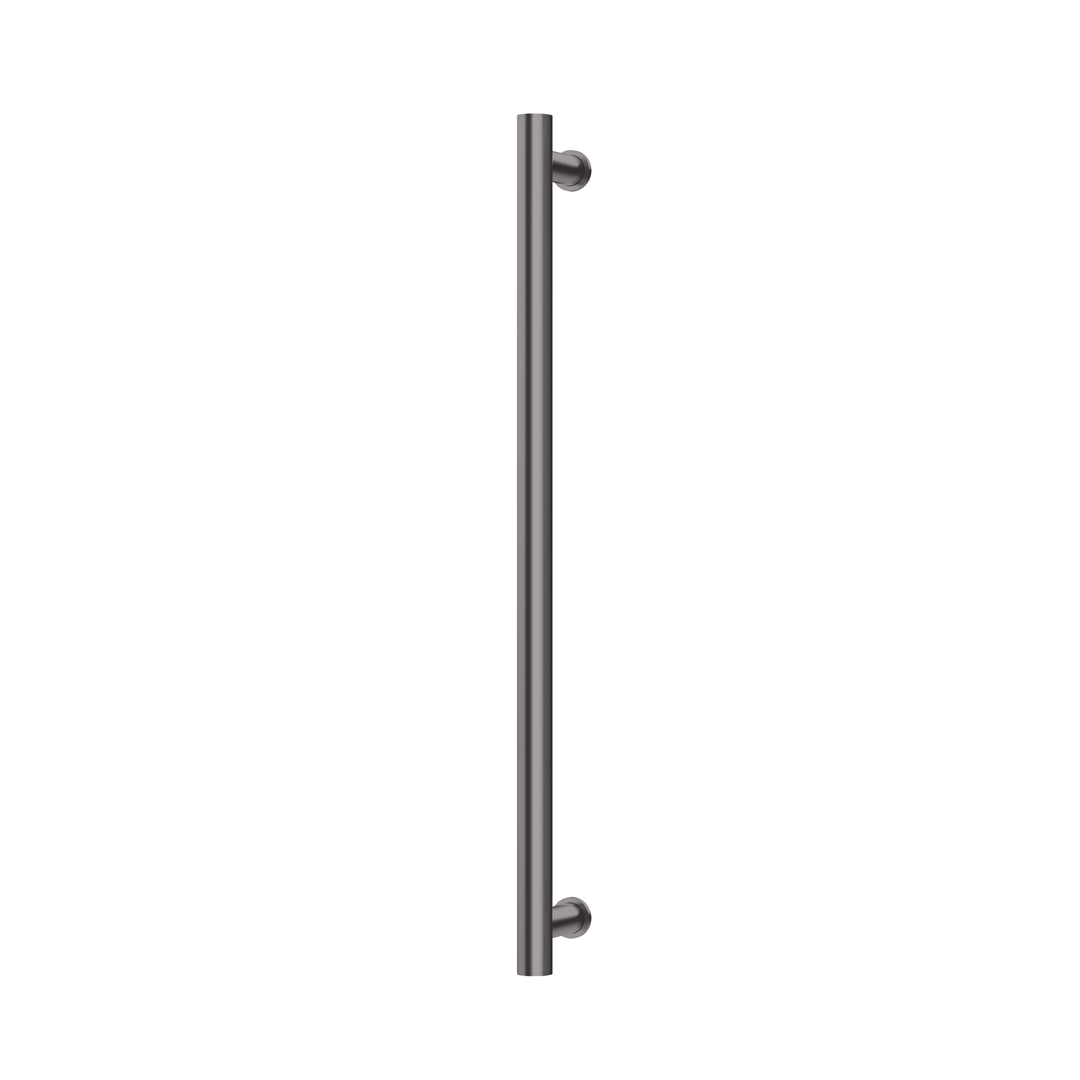 Phoenix Heated Towel Rail Round 800Mm Brushed Carbon
