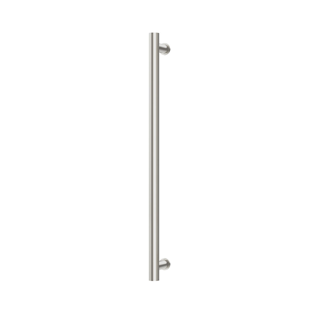Phoenix Heated Towel Rail Round 800Mm Brushed Nickel