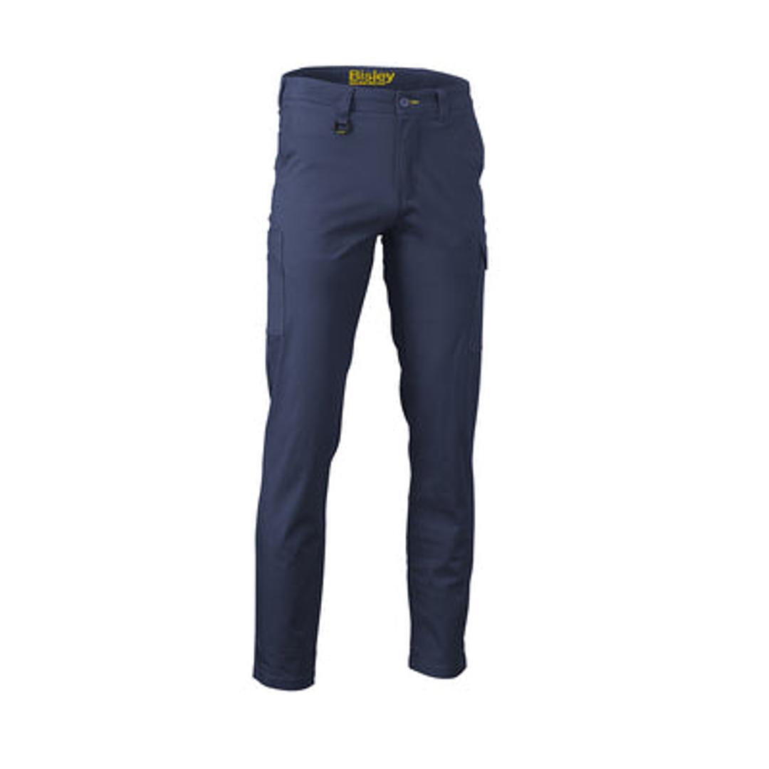 Bisley Stretch Cotton Drill Cargo Pant Navy