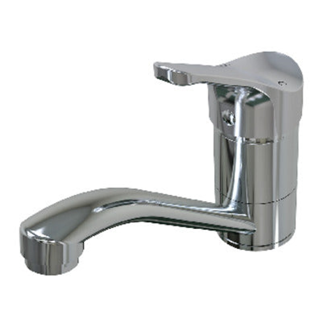 Ram Ridge Sink Mixer 165Mm Chrome