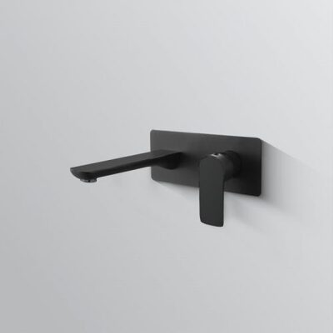 Bestlink Marlo Wall Basin Mixer Matte Black Bl6141Bk