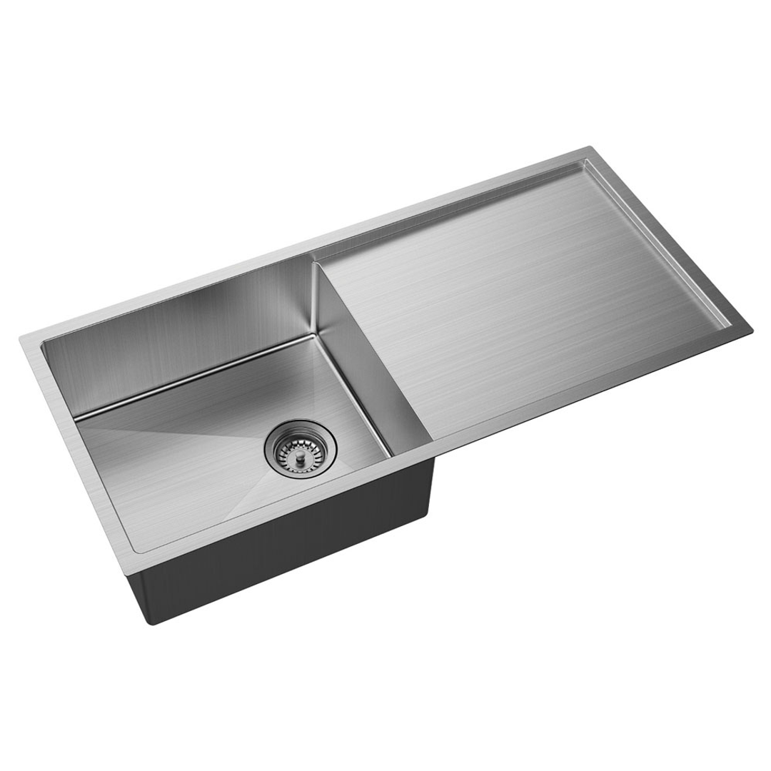 Fienza Hana Single Bowl Sink with Drainer Top Mount - 36L