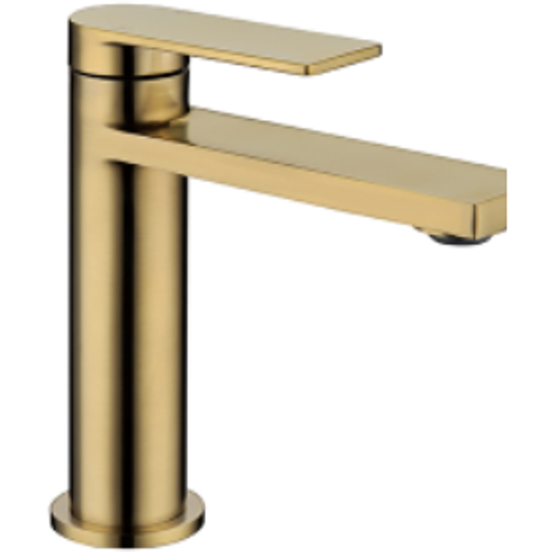 Bella Vista Cresta Basin Mixer Brushed Gold