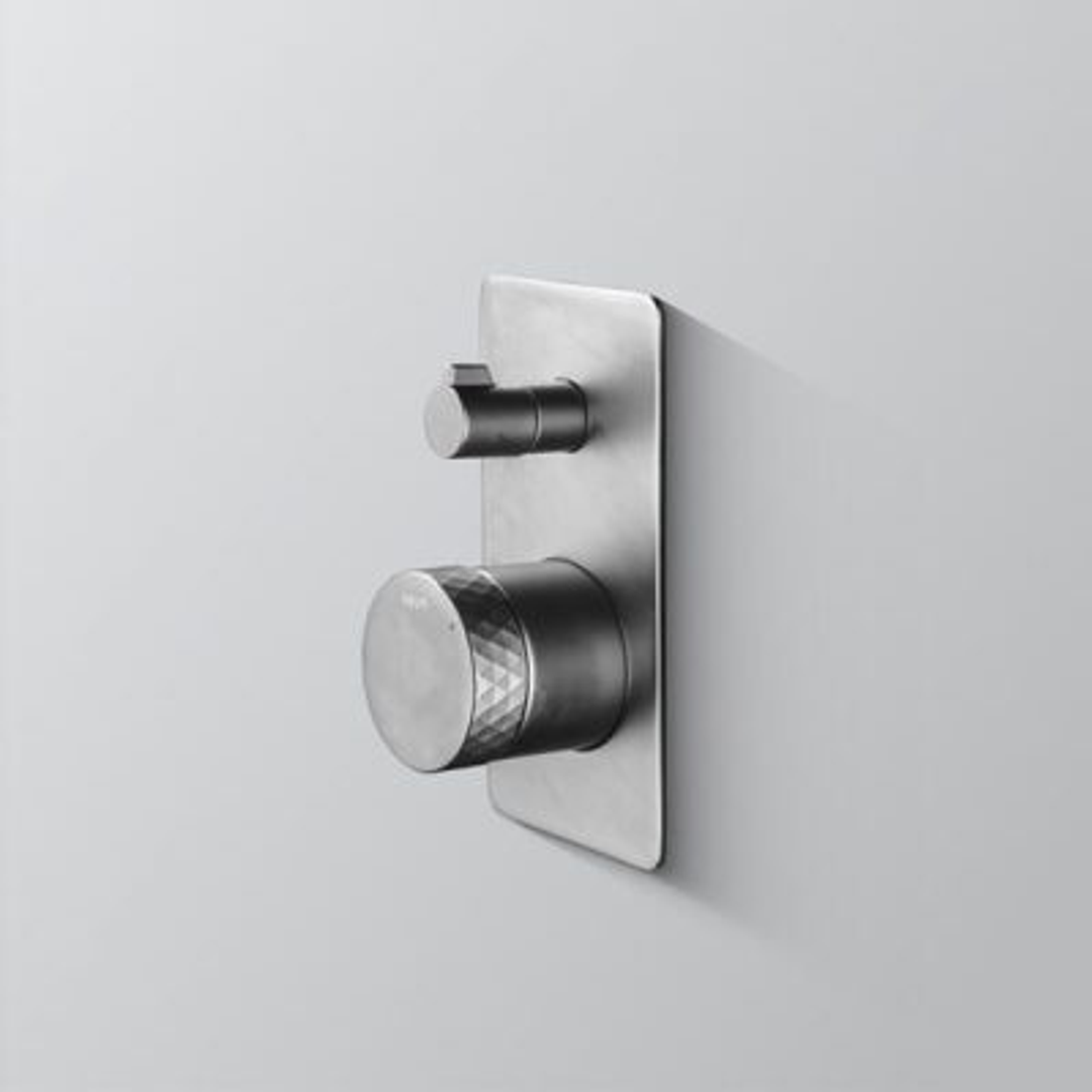Bestlink Diamond Shower/Bath Mixer With Diverter Brushed Nickel