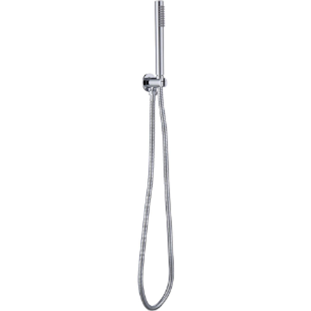 Bella Vista Round Hand Shower On Wall Outlet Bracket (Short) Chrome