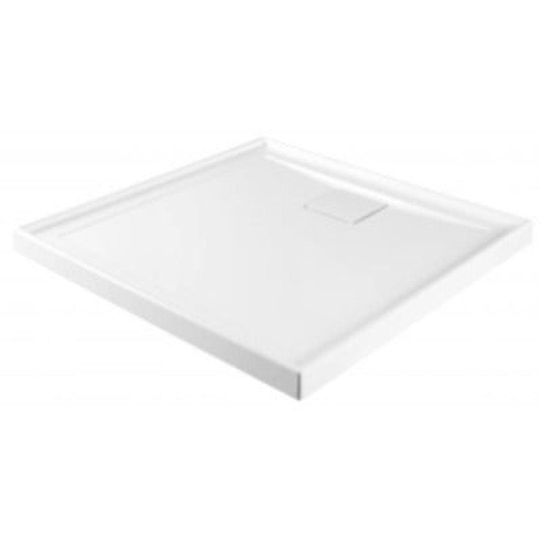 Shower Base Marbletrend 900X900 Daintree 4 Tile Flange White