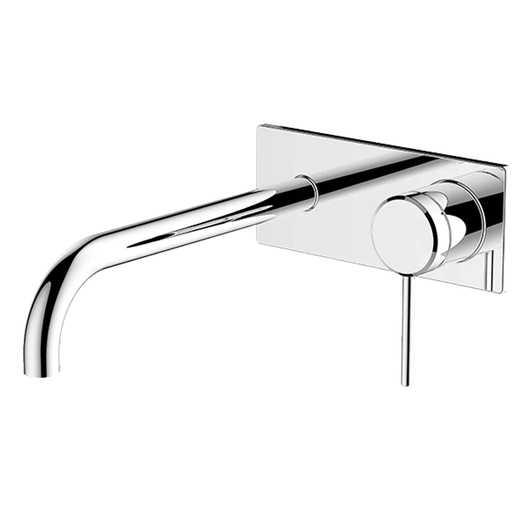 Abey Poco Wall Set 220mm Chrome 6B-Ws220 - Burdens Plumbing
