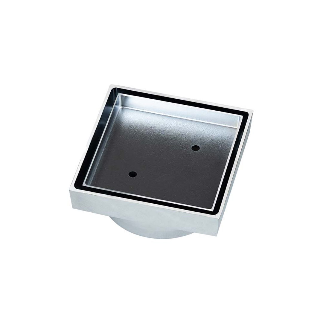 Brasshards Mixx Brass Tile Grate Square 100Mm Chrome